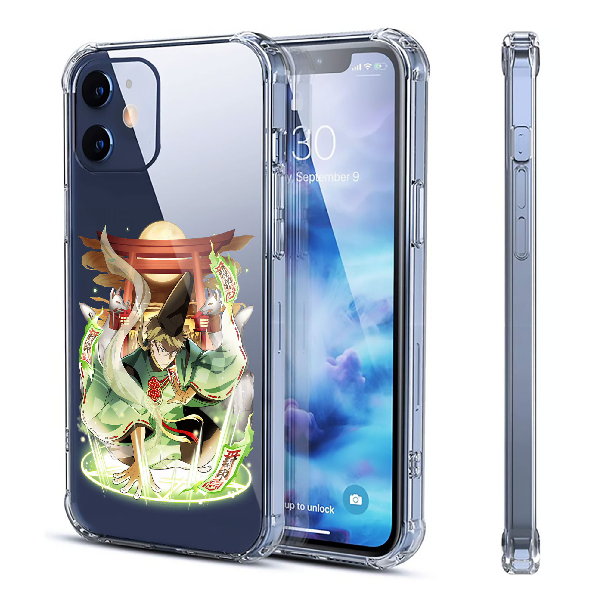 （画像用） 文豪ストレイドッグス Bungo Stray Dogs 【iPhone 12シリーズ対応】透明スマホケース（クリアソフトケース）